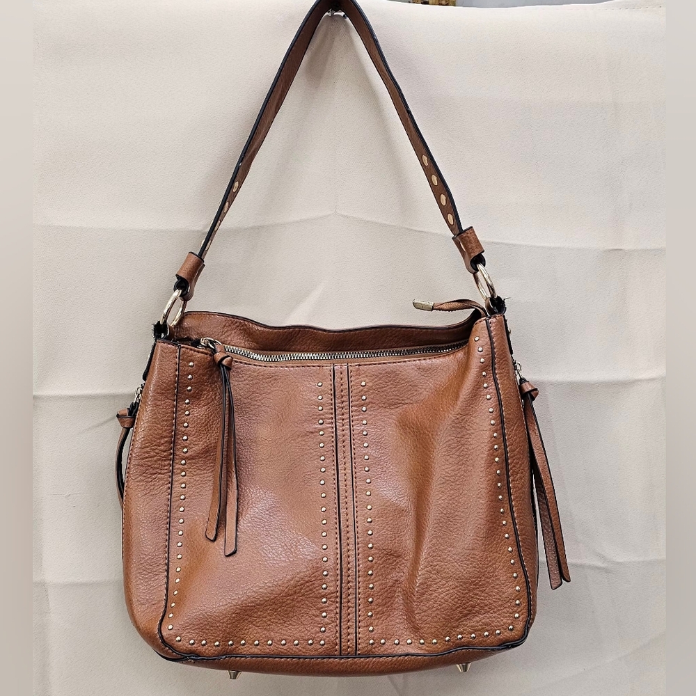 Montana West Hobo Bag Shoulder Purse Handbag Brown Vegan Leather Southwest
